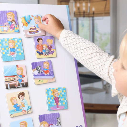 Day Planner Girls - 72 magnetische kaarten met dagelijkse routines