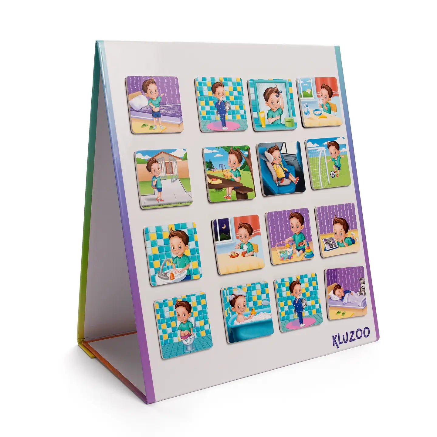 Day Planner Boys - 72 magnetische kaarten met dagelijkse routines